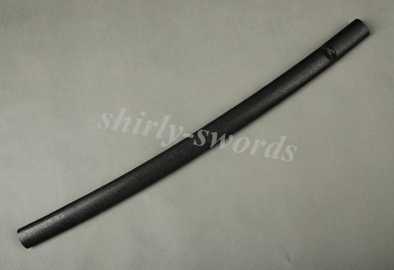 Matt Black Lacquered Wooden Saya For Japanese Katana Samurai Sword